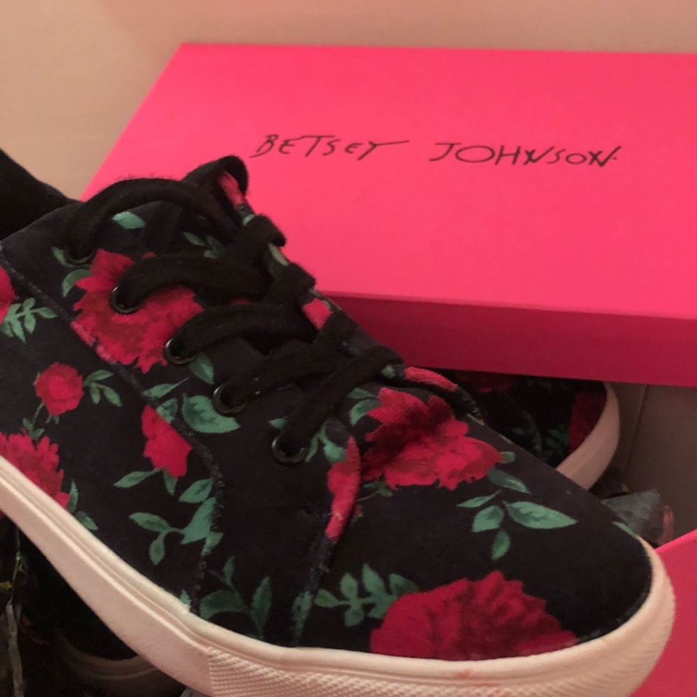 Betsey Johnson Rose Sneakers